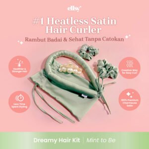 Dreamy Hair Kit in Mint to Be (Heatless Satin Hair Curls)